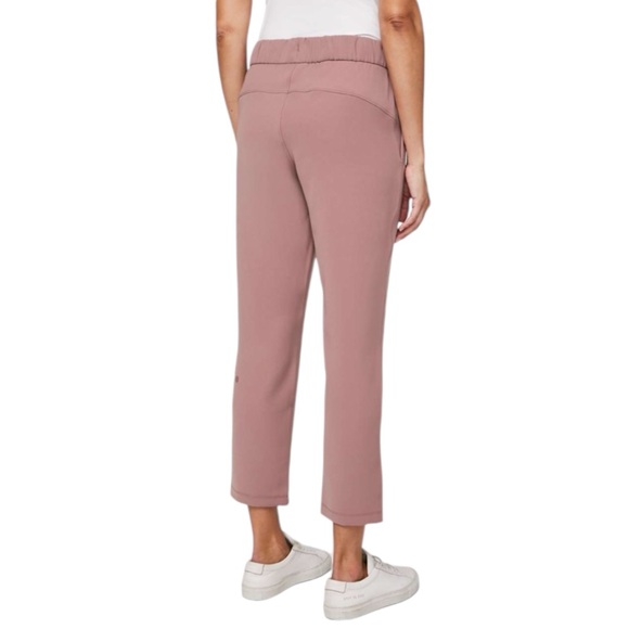 LULULEMON “On the Fly” 7/8 Pants in Red Dust in Size 10 -- GORGEOUS!!! - Picture 2 of 11